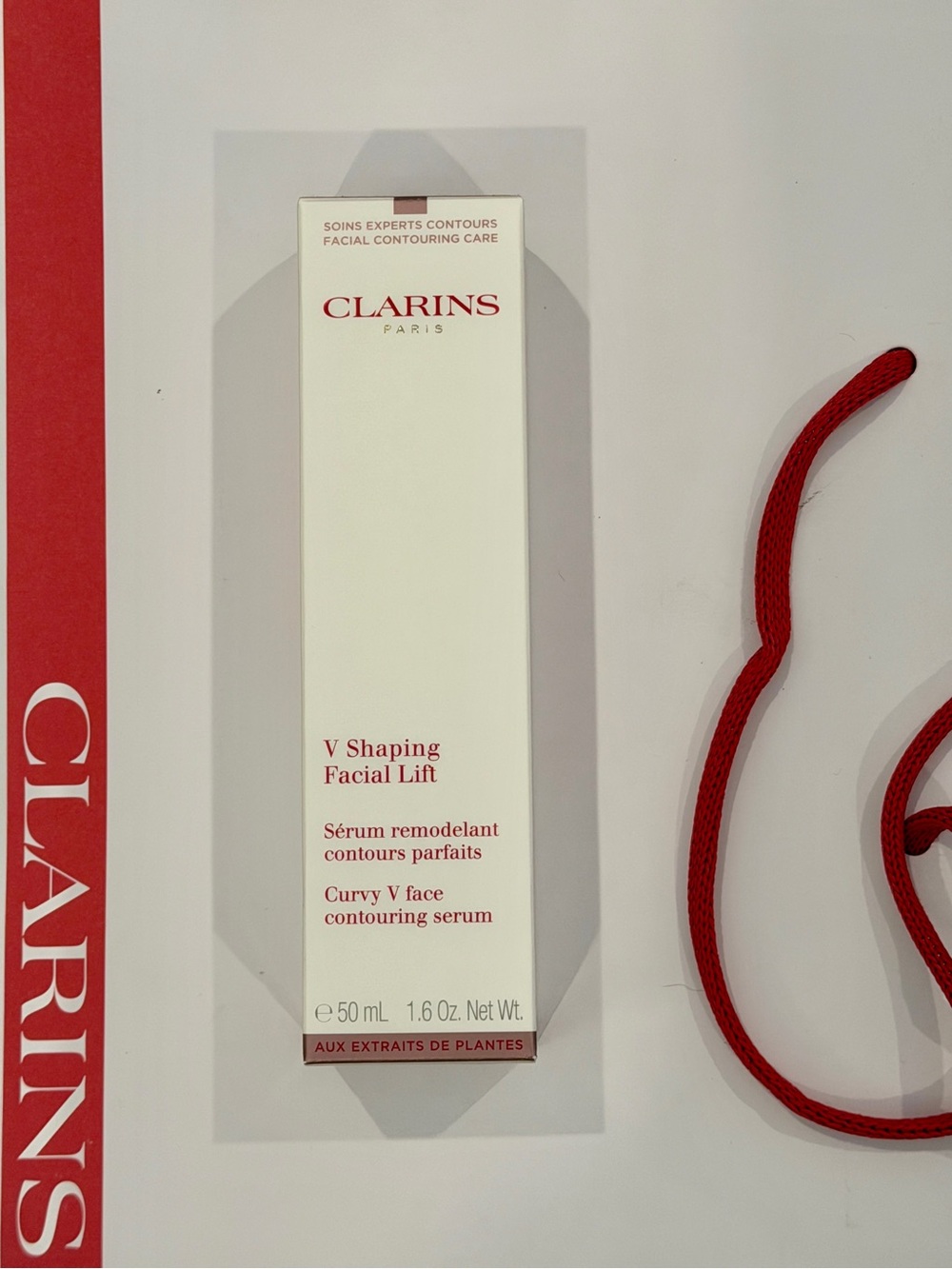 Clarins V Shaping Facial Lift Serum - White & Red